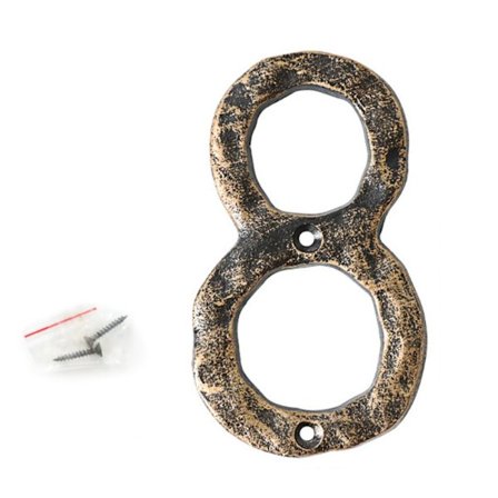 Nummer Dörrplakett Adresssiffror 0-9 8 8