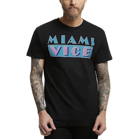 Miami Vice klassinen logo T-paita