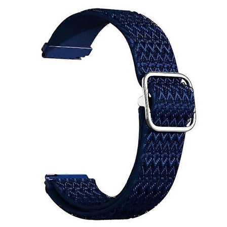Klockarmband Elastiskt Justerbart Nylon 20mm Smartwatch Armband Ersättning Kompatibel Samsung Galaxy Watch 3/4/4 Classic/active/active 2/gear [DB]