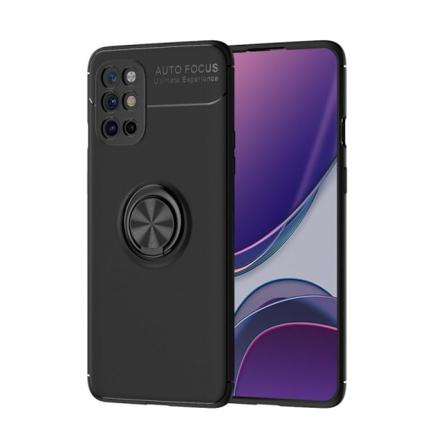 Oneplus 8t Praktisk Stöttåligt Skal Med Ringhållare V3 Svart