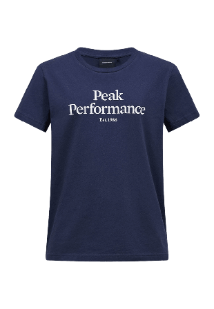Peak Performance Jr Original Tee T-shirts & toppar Unisex Blå 150