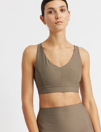 Rethinkit Studios Sports Bra Multi Cross Seville - Brown - S