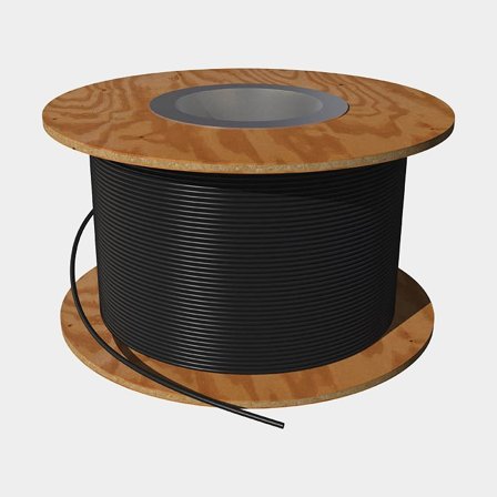 Cavo VHF Shakespeare RG213, 10 mm², 1 metro, nero