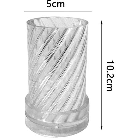*Spiralformet cylindrisk stearinform, 3D stearinform, cylindrisk tråd*