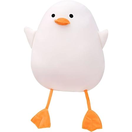 Bedårande anka plyschdjur sovkudde present plysch kramdjur supermjukt leksakspresent (13,75 tum)