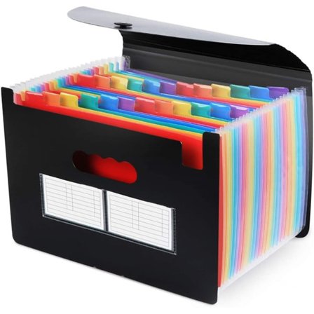 Dokumentmappe A4/mappe A4. 24 rom sorteringsmappe,