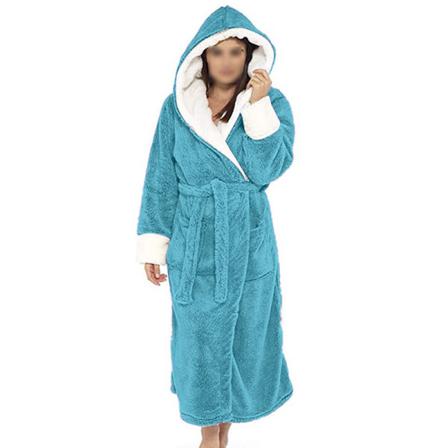Damer Med Bälte I Fleece Långärmad Enfärgad Sherparock