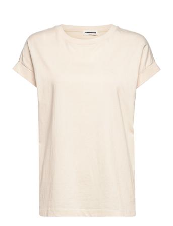 Idaa T-shirt Top Creme ARMEDANGELS