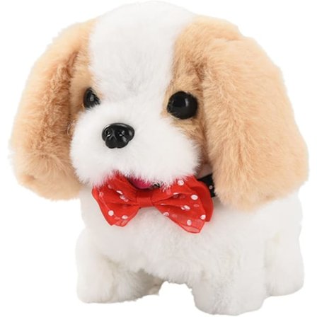 Robothund, Elektronisk Interaktiv Hund - Går, Gøer, Halen Vajer