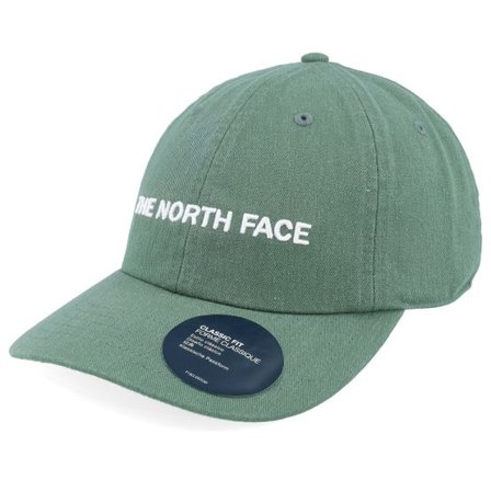 The North Face - Grön unconstructed Keps - Roomy Norm Hat Washed Duck Green Dad Cap @ Hatstore