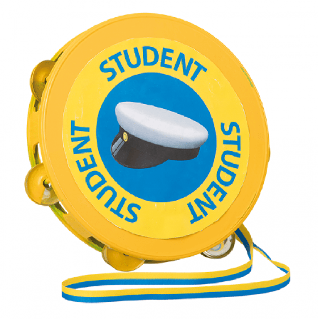 Tamburin student - Student Dekoration - Kalaslagret.se