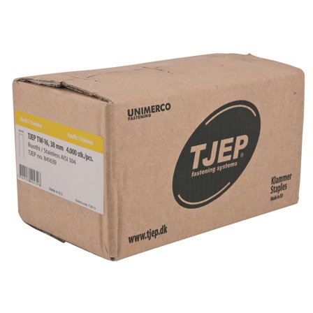 TJEP TW-16 Klammer 4000-pack, Infästning