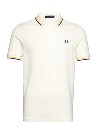 Twin Tipped Fp Shirt Cream Fred Perry