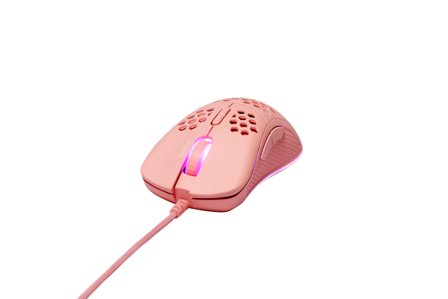Deltaco DM210 lightweight gaming mouse, RGB, pink