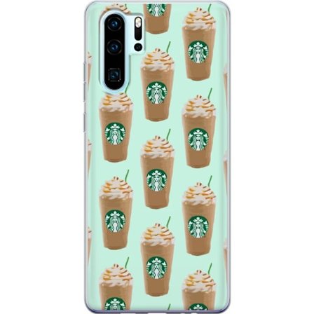 Kompatibelt Mobilskal till Huawei Huawei P30 Pro Kaffe Mönster