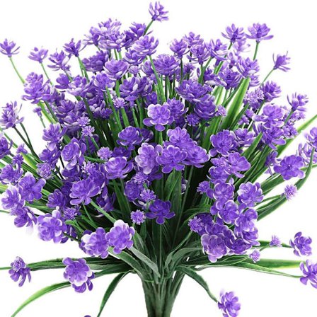 Konstgjord utomhusblomma Konstgjord blomma 7-huvud vårgräs Camellia Grön plastbuske inomhus och utomhus hängande blomkruka Bröllop