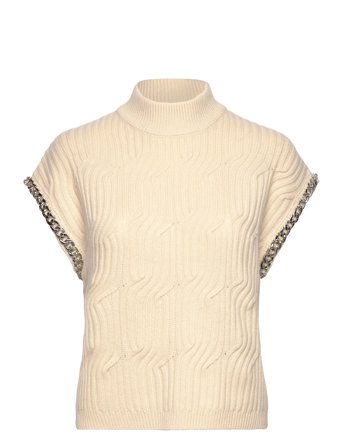 Dante6 | Dante6-Meloe Sleeveless Chain Sweater | XS