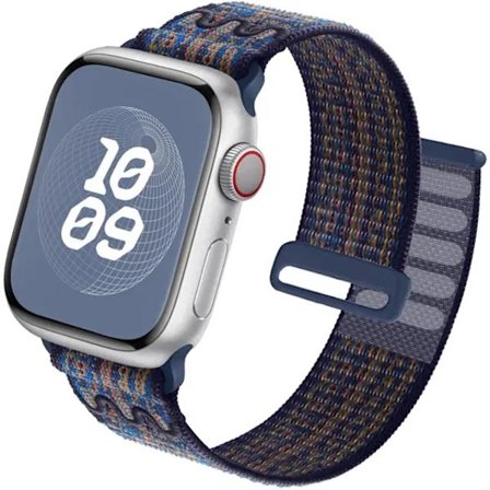 Sportrem för Apple Watch Band 44 mm 40 mm 49 mm 45 mm 41 mm 42 mm 38 mm Nylon Correa iwatch ultra 2 Series 9 8 se 7 6 5 4 3