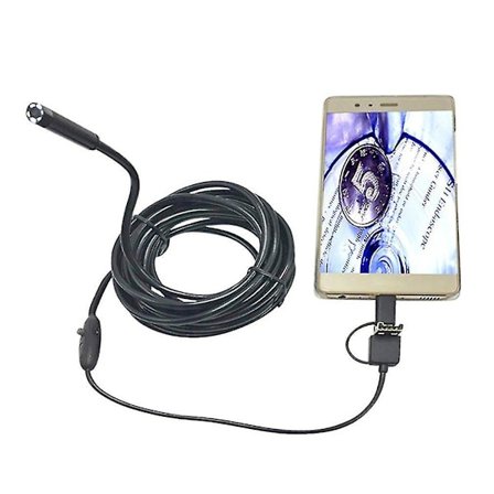 7mm 6LED Vandtæt USB Type-C Endoskop Inspektion