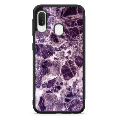 Bjornberry Skal Samsung Galaxy A20e - Lila Marmor