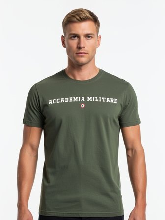 Accademia Militare T-shirt Maniche Corte Uomo Verde