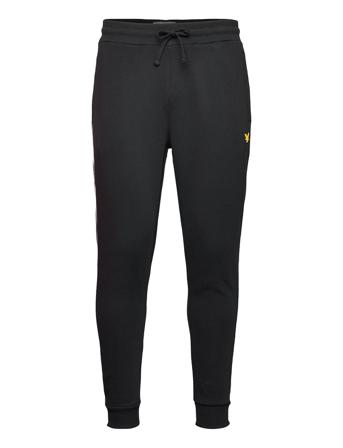 Sweatpant With Contrast Piping Black Lyle & Scott Sport