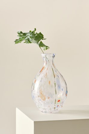 Jotex - Glassvase Høyde 20,5 Cm Flerfarget - HONEY - Kjøp Vaser hos Jotex