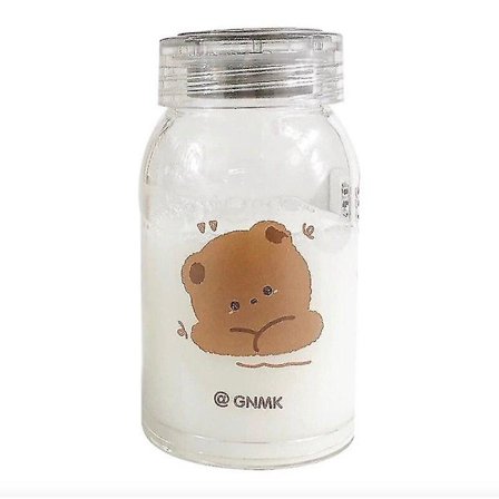 Bærbar Tegneserie Glas Vandflaske Kop Sød Børn Skole