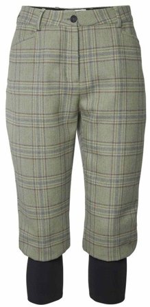 Chevalier Advie Tweed Breeks Women Willow Green Checked - Tweedbukser