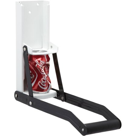 Seinään kiinnitettävä tölkinpuristin vivulla, 31 x 11 cm