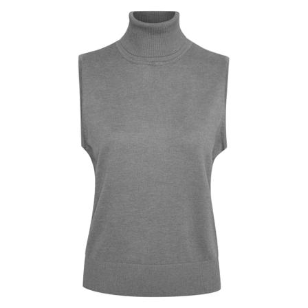 Saint Tropez MilaSZ Roll-N Vest , Grijs , Dames , Maat: S