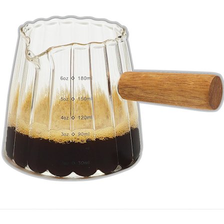 6-ounce espressokop, espressotilbehør, espressokopper, lille espressokop med en V-formet tud