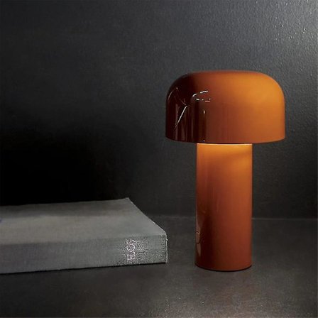 Led Creative Mushroom Rechargeable Table Lamp 3w 3 Lighting Levels Metal Night Light
