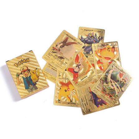 Assorterte samlekort Kjæledyr Elf-kort Gullkort Ultrasjeldne samlekort Solglansende kort 110pcs Golden French