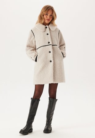 ONLY-Onlrubi Shearling Coat-XS/S