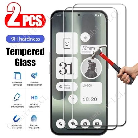 2 st Skärmskydd i härdat glas för Nothing CMF Phone 1 Phone (2a) Plus (2) (1) CMFPhone1 Phone1 Phone2a Phone2