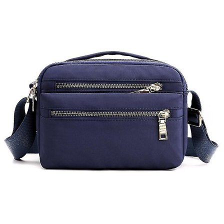 Multifunksjonell håndveske Multi-rom Crossbody Bag med glidelås Vanntette Skulderveske Reise Dagstursekk Veske for kvinner