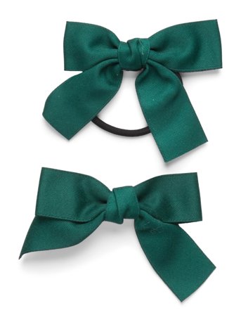 Pipol's Bazaar | Sandra Bow Clip Plus Elastic Green | ONE SIZE