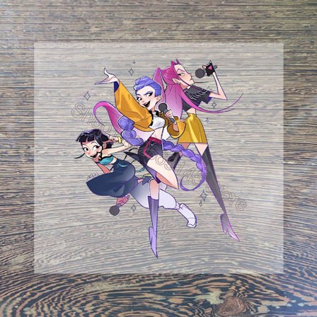 K-Pop Demon Hunter Tecknade Strykapplikationer & Värmeöverföringsetiketter för DIY-kläder - Anpassade designer