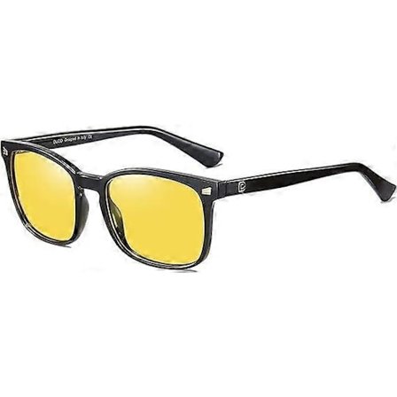 Mörkerkörningsglasögon Damer Herrar Gula Polariserade Linser Anti-Bländning UV-Skyddande Glasögon-Xin