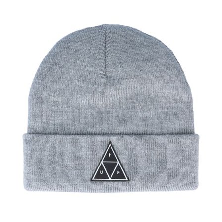 HUF - Grå cuff Beanie - Beanie Grey Heather Cuff @ Hatstore