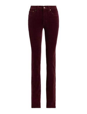 Lauren Ralph Lauren | Stretch Corduroy Mid-Rise Straight Pant | 36