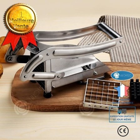 Manuel pommes frites cutter - INN - Professionel - Rustfrit stål - Udskiftelige blade - Moderne design