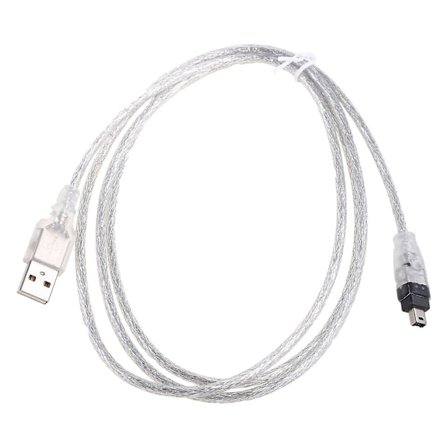 140cm/4,5ft USB 2.0 hane till IEEE 1394 4-polig hane iLink Firewire DV-kabel för DV-kamera