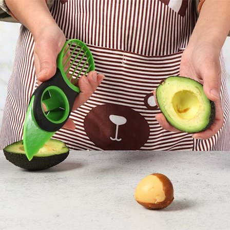 Good Grips 3-i-1 Avocadoskärare - Grön