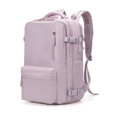 (Pinkki) Käsimatkatavarat, Matkareppu Miehille ja Naisille, Lentoyhtiön Hyväksymä, Henkilökohtainen Koko, Vaellus, Kuntoilu, Viikonloppureppu, 