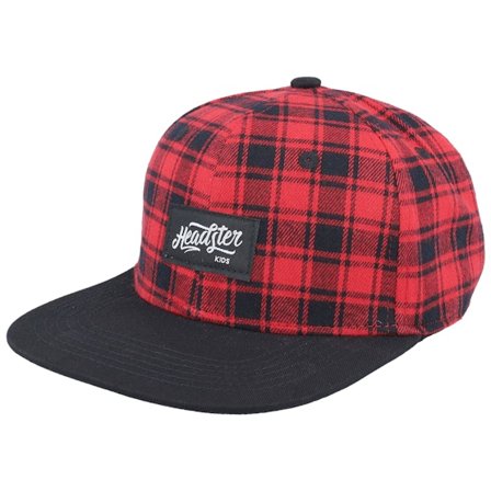 Headster - Red - snapback - Cap - Kids Buffalo Print Red/Black Snapback - Hatstore