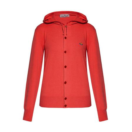 Vivienne Westwood, Hooded sweater Rood, Dames, Maat:L