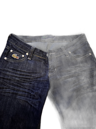 Bootcut jeans från Lacoste, mörkblå