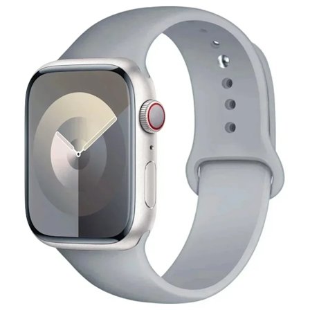 Original Silikonarmband för Apple Watch Band 44mm 38-40 42-46 41-45 46MM 49 mm Armband iwatch Serie 10 9 7 4 5 6 8 SE Ultra 2 3